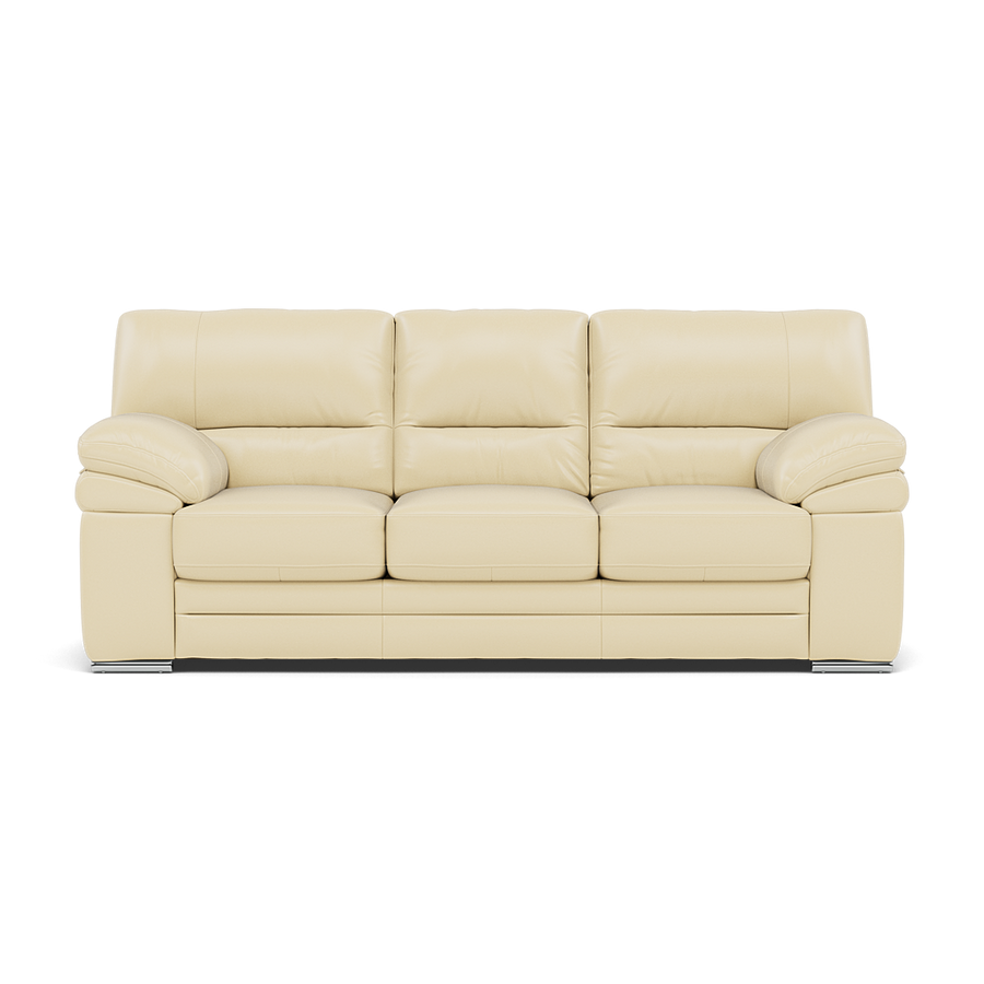 Gino 3 Seater Sofa - 3 Seater Sofa Cat 60 3 Seater Sofas Sterling Home 1 Cat-60/02 Montana Cool Cream Metal Feet