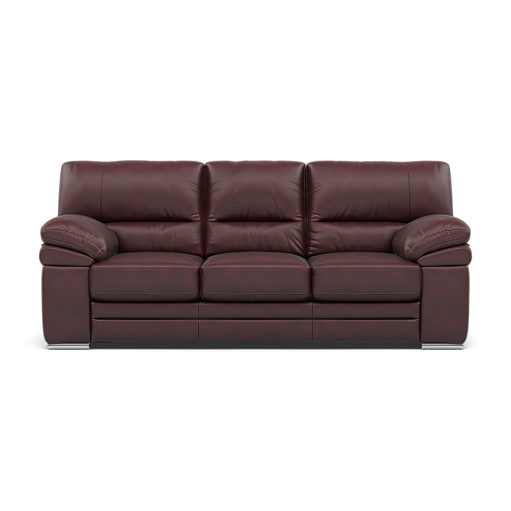 Gino 3 Seater Sofa - 3 Seater Sofa Cat 60 3 Seater Sofas Sterling Home 13 Cat-60/15 Montana Ruby Metal Feet