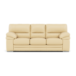 Gino 3 Seater Sofa - 3 Seater Sofa Cat 60 3 Seater Sofas Sterling Home 3 Cat-60/04 Montana Vanilla Cream Metal Feet