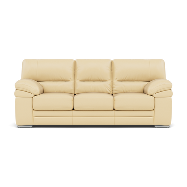 Gino 3 Seater Sofa - 3 Seater Sofa Cat 60 3 Seater Sofas Sterling Home 3 Cat-60/04 Montana Vanilla Cream Metal Feet