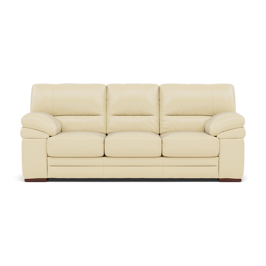 Gino 3 Seater Sofa - 3 Seater Sofa Cat 60 3 Seater Sofas Sterling Home 2 Cat-60/02 Montana Cool Cream Wooden Feet