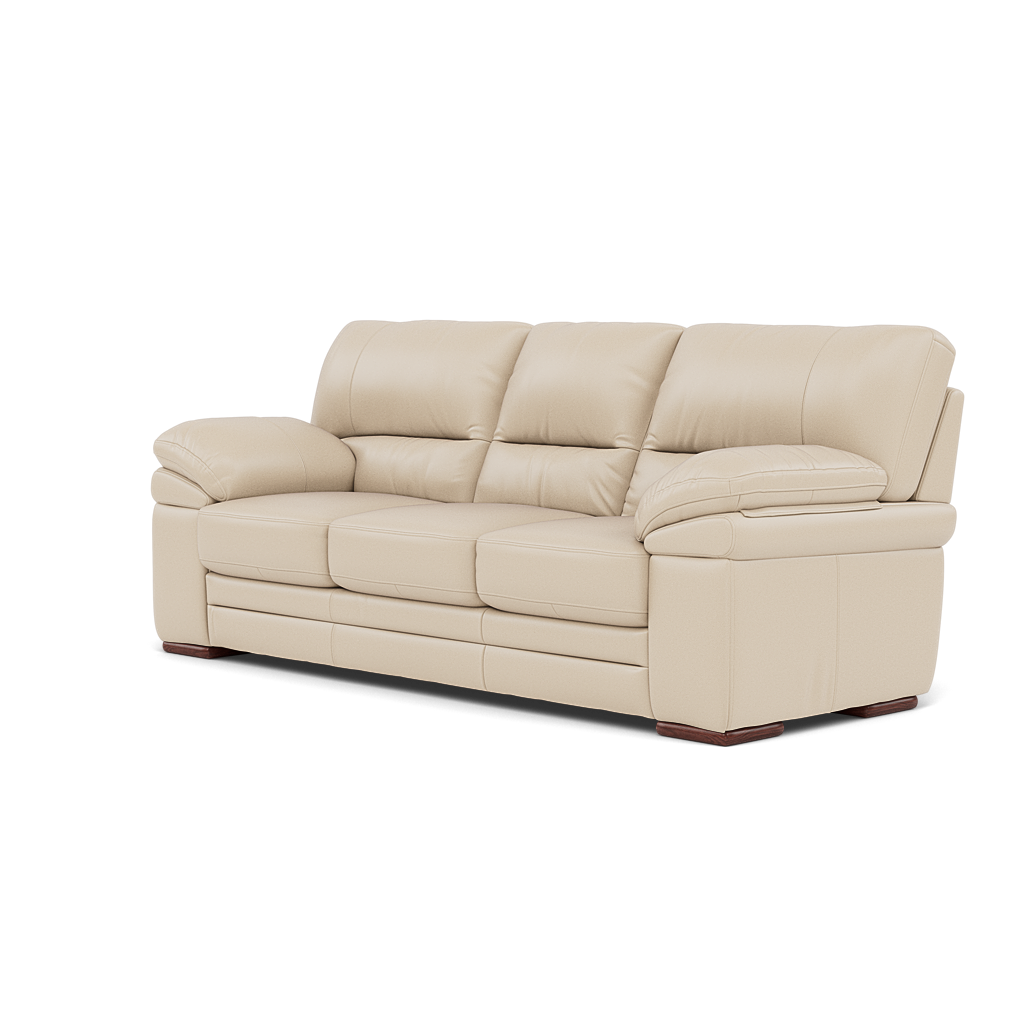 Gino 3 Seater Sofa - 3 Seater Sofa Cat 60 — Cat-60/05 Montana Bone China / Wooden Feet, gallery image 3