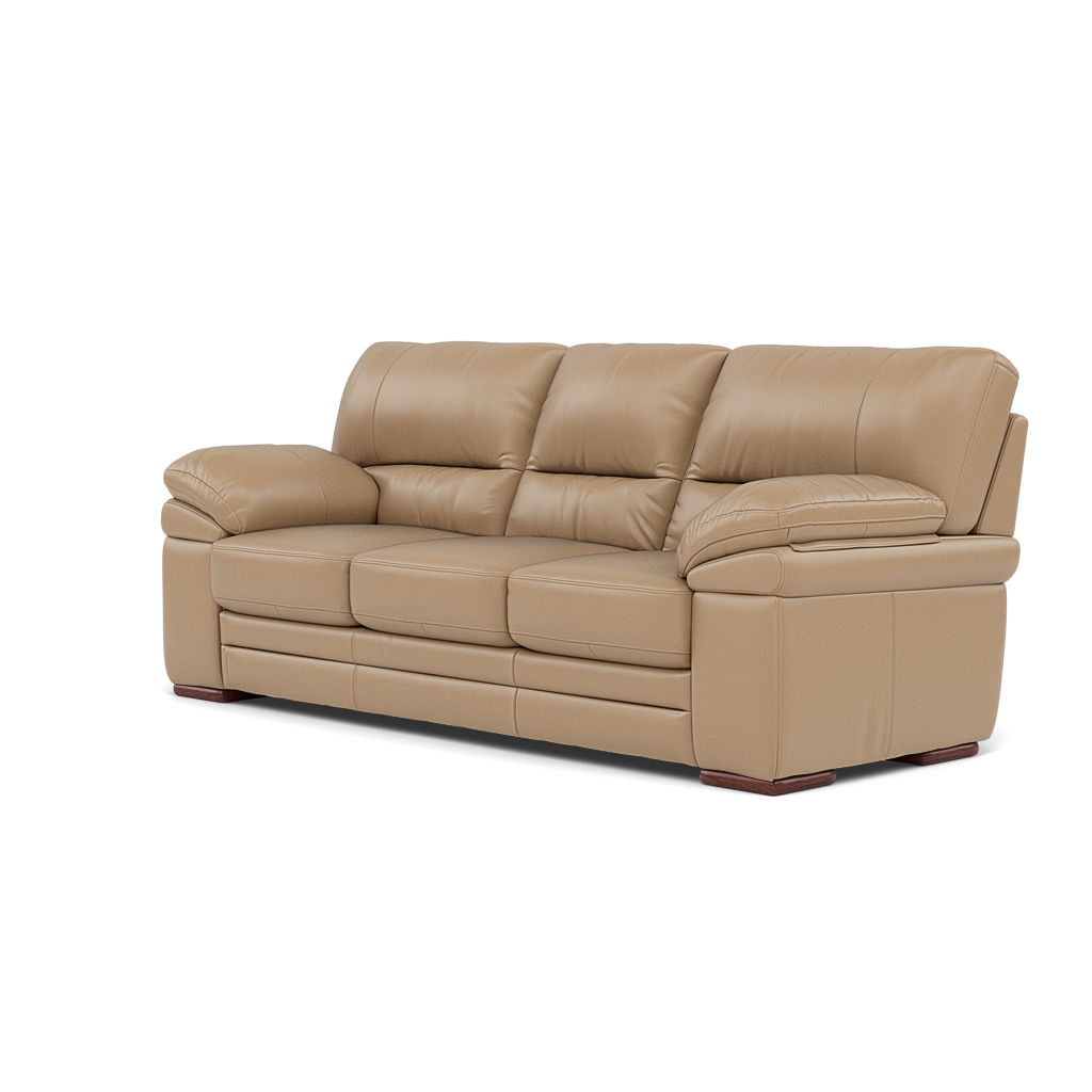 Gino 3 Seater Sofa - 3 Seater Sofa Cat 60 — Cat-60/06 Montana Barley / Wooden Feet, gallery image 3