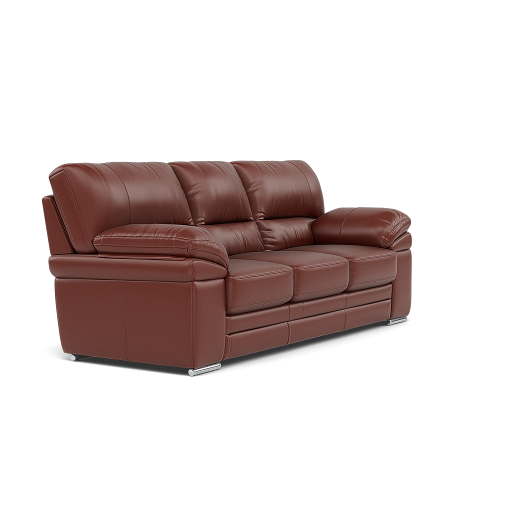 Gino 3 Seater Sofa - 3 Seater Sofa Cat 60 — Cat-60/07 Montana Butterscotch / Metal Feet, gallery image 1