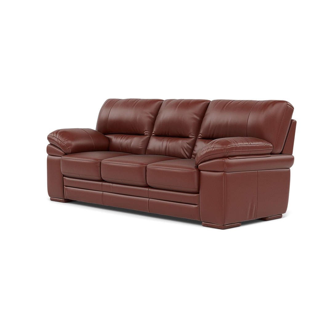 Gino 3 Seater Sofa - 3 Seater Sofa Cat 60 — Cat-60/07 Montana Butterscotch / Wooden Feet, gallery image 3