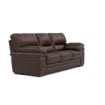 Gino 3 Seater Sofa - 3 Seater Sofa Cat 60 — Cat-60/08 Montana Chocolate / Wooden Feet, gallery image 1