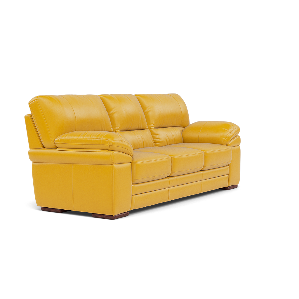 Gino 3 Seater Sofa - 3 Seater Sofa Cat 60 — Cat-60/10 Montana Sunburst / Wooden Feet, gallery image 1