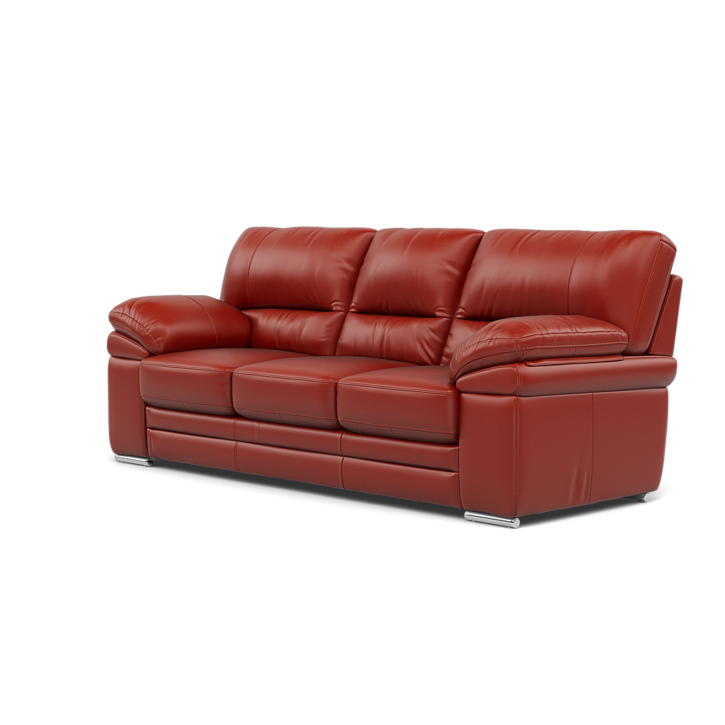 Gino 3 Seater Sofa - 3 Seater Sofa Cat 60 — Cat-60/11 Montana Flame / Metal Feet, gallery image 3