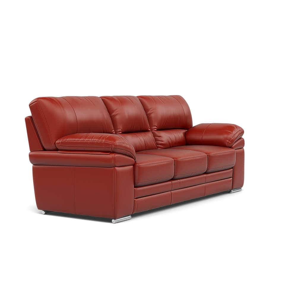 Gino 3 Seater Sofa - 3 Seater Sofa Cat 60 — Cat-60/11 Montana Flame / Metal Feet, gallery image 1