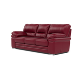 Gino 3 Seater Sofa - 3 Seater Sofa Cat 60 — Cat-60/13 Montana Cranberry / Metal Feet, gallery image 3