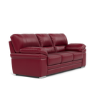 Gino 3 Seater Sofa - 3 Seater Sofa Cat 60 — Cat-60/13 Montana Cranberry / Metal Feet, gallery image 1
