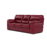 Gino 3 Seater Sofa - 3 Seater Sofa Cat 60 — Cat-60/13 Montana Cranberry / Wooden Feet, gallery image 3