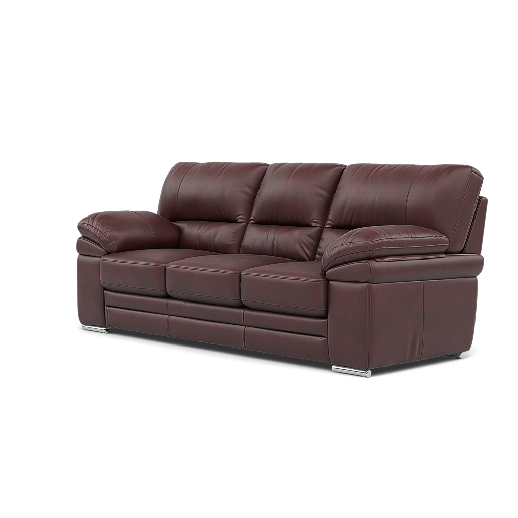 Gino 3 Seater Sofa - 3 Seater Sofa Cat 60 — Cat-60/15 Montana Ruby / Metal Feet, gallery image 3