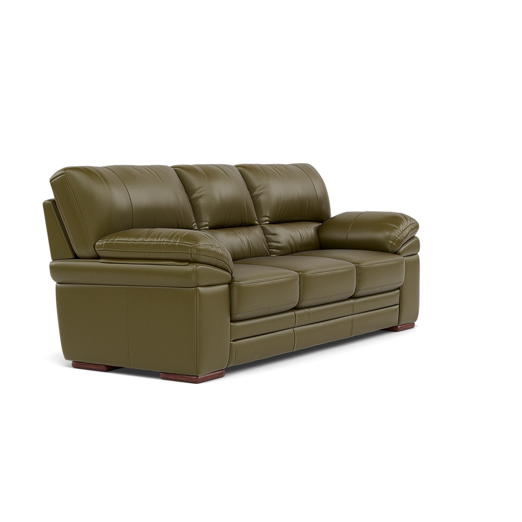 Gino 3 Seater Sofa - 3 Seater Sofa Cat 60 — Cat-60/16 Montana Oregano / Wooden Feet, gallery image 1