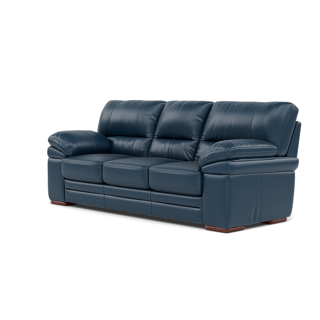 Gino 3 Seater Sofa - 3 Seater Sofa Cat 60 — Cat-60/17 Montana Ocean / Wooden Feet, gallery image 3
