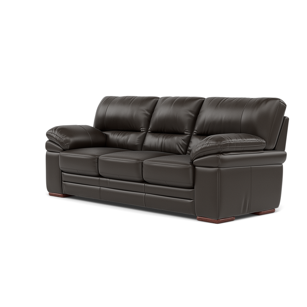 Gino 3 Seater Sofa - 3 Seater Sofa Cat 60 — Cat-60/21 Montana Storm / Wooden Feet, gallery image 3