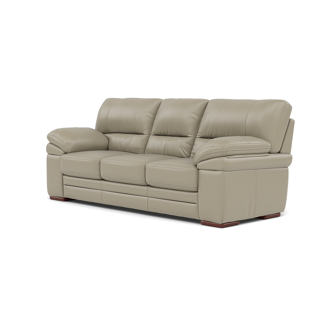 Gino 3 Seater Sofa - 3 Seater Sofa Cat 60 — Cat-60/23 Montana Lead Grey / Wooden Feet, gallery image 3