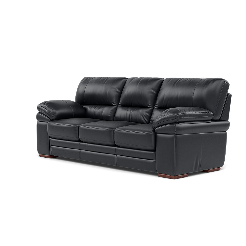 Gino 3 Seater Sofa - 3 Seater Sofa Cat 60 — Cat-60/24 Montana Navy / Wooden Feet, gallery image 3