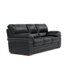 Gino 3 Seater Sofa - 3 Seater Sofa Cat 60 — Cat-60/25 Montana Charcoal / Wooden Feet, gallery image 1
