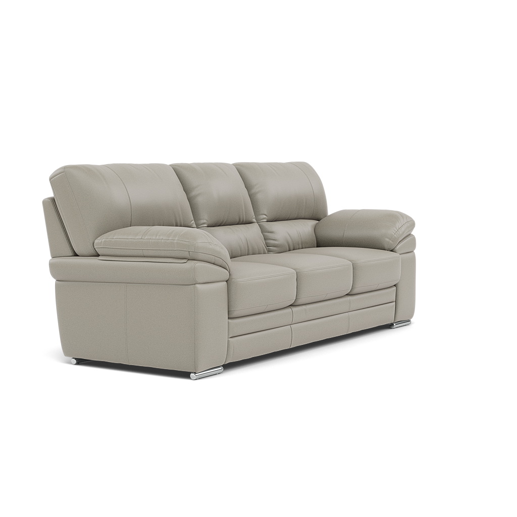 Gino 3 Seater Sofa - 3 Seater Sofa Cat 60 — Cat-60/28 Montana New Grey / Metal Feet, gallery image 1