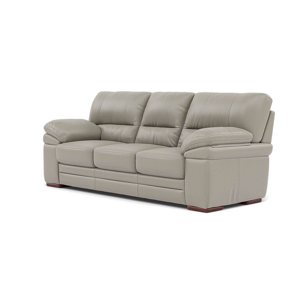 Gino 3 Seater Sofa - 3 Seater Sofa Cat 60 — Cat-60/28 Montana New Grey / Wooden Feet, gallery image 3