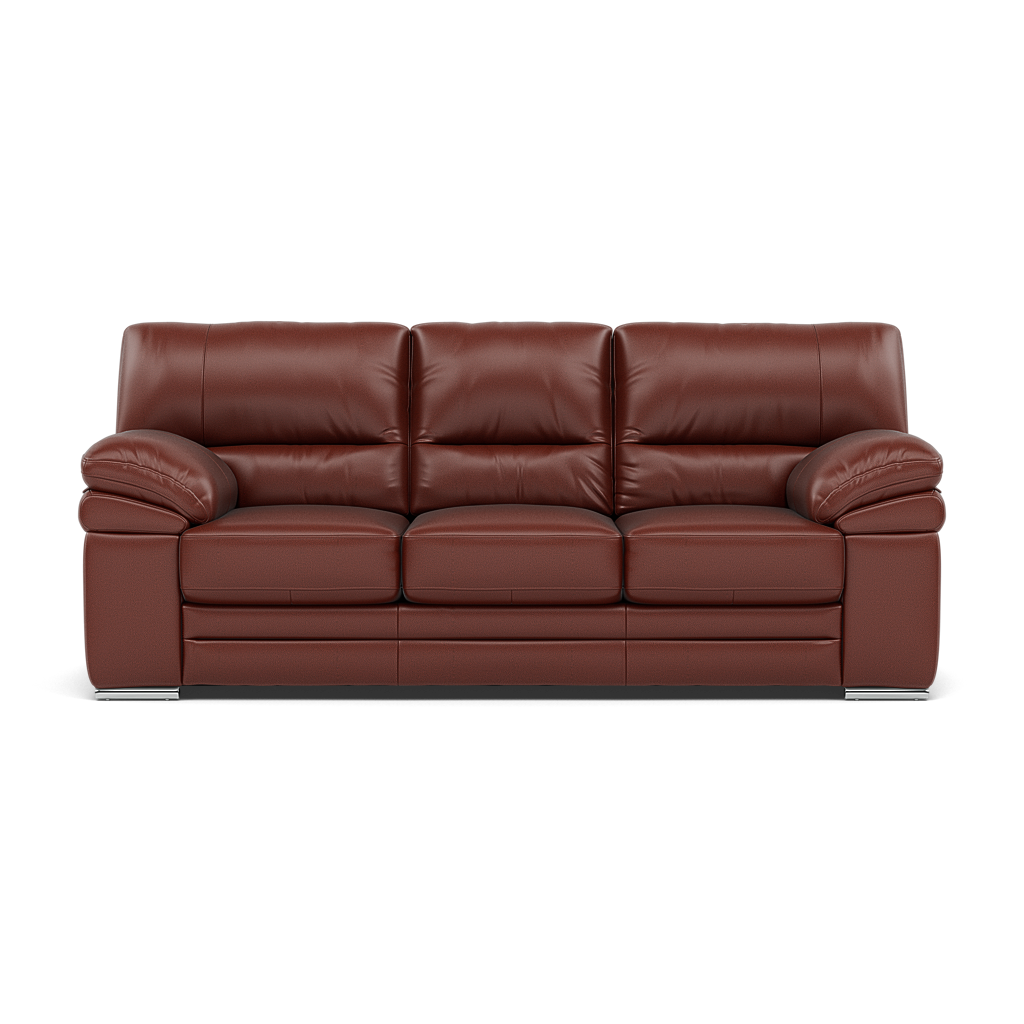 Gino 3 Seater Sofa - 3 Seater Sofa Cat 60 3 Seater Sofas Sterling Home 7 Cat-60/07 Montana Butterscotch Metal Feet