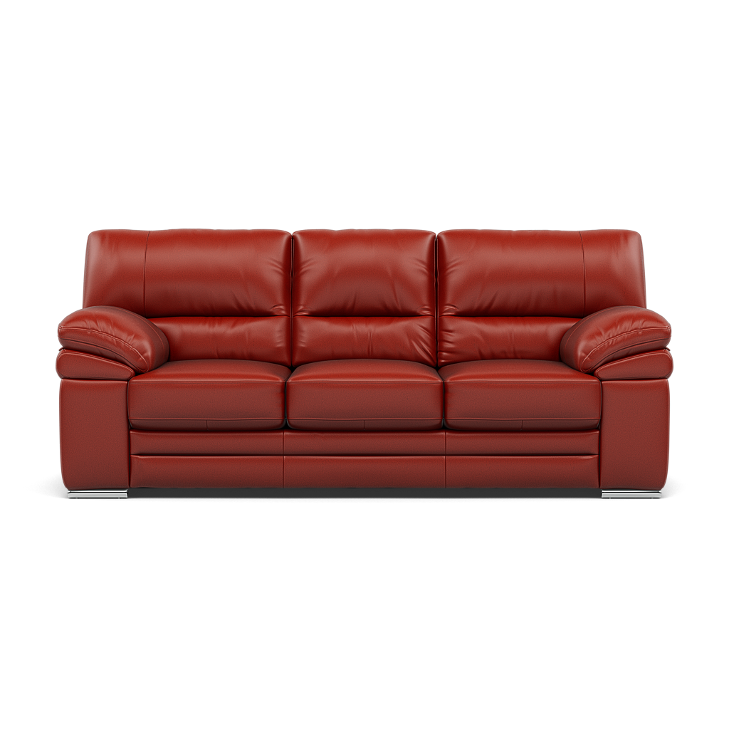 Gino 3 Seater Sofa - 3 Seater Sofa Cat 60 3 Seater Sofas Sterling Home 11 Cat-60/11 Montana Flame Metal Feet
