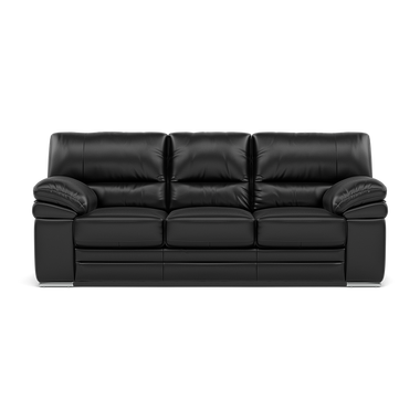 Gino 3 Seater Sofa - 3 Seater Sofa Cat 60 3 Seater Sofas Sterling Home 21 Cat-60/22 Montana Jet Black Metal Feet