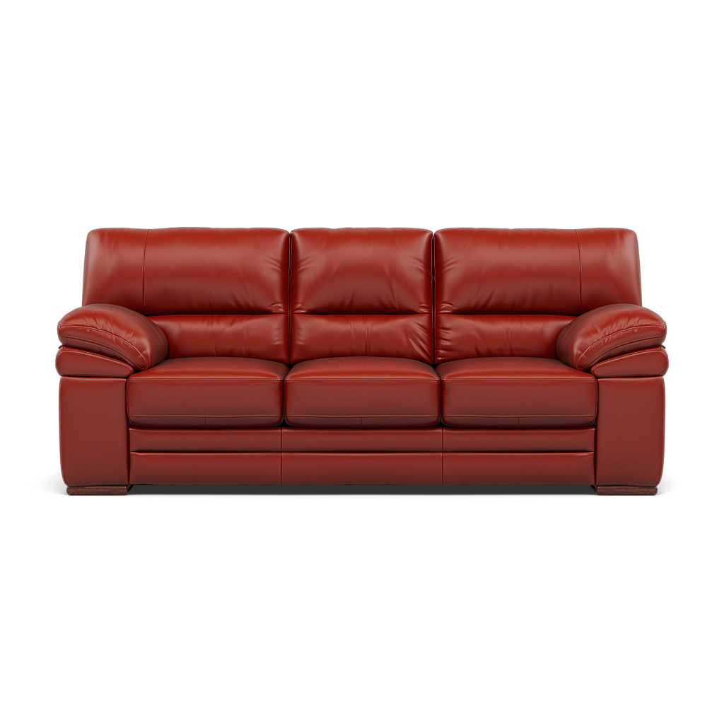 Gino 3 Seater Sofa - 3 Seater Sofa Cat 60 3 Seater Sofas Sterling Home 12 Cat-60/11 Montana Flame Wooden Feet