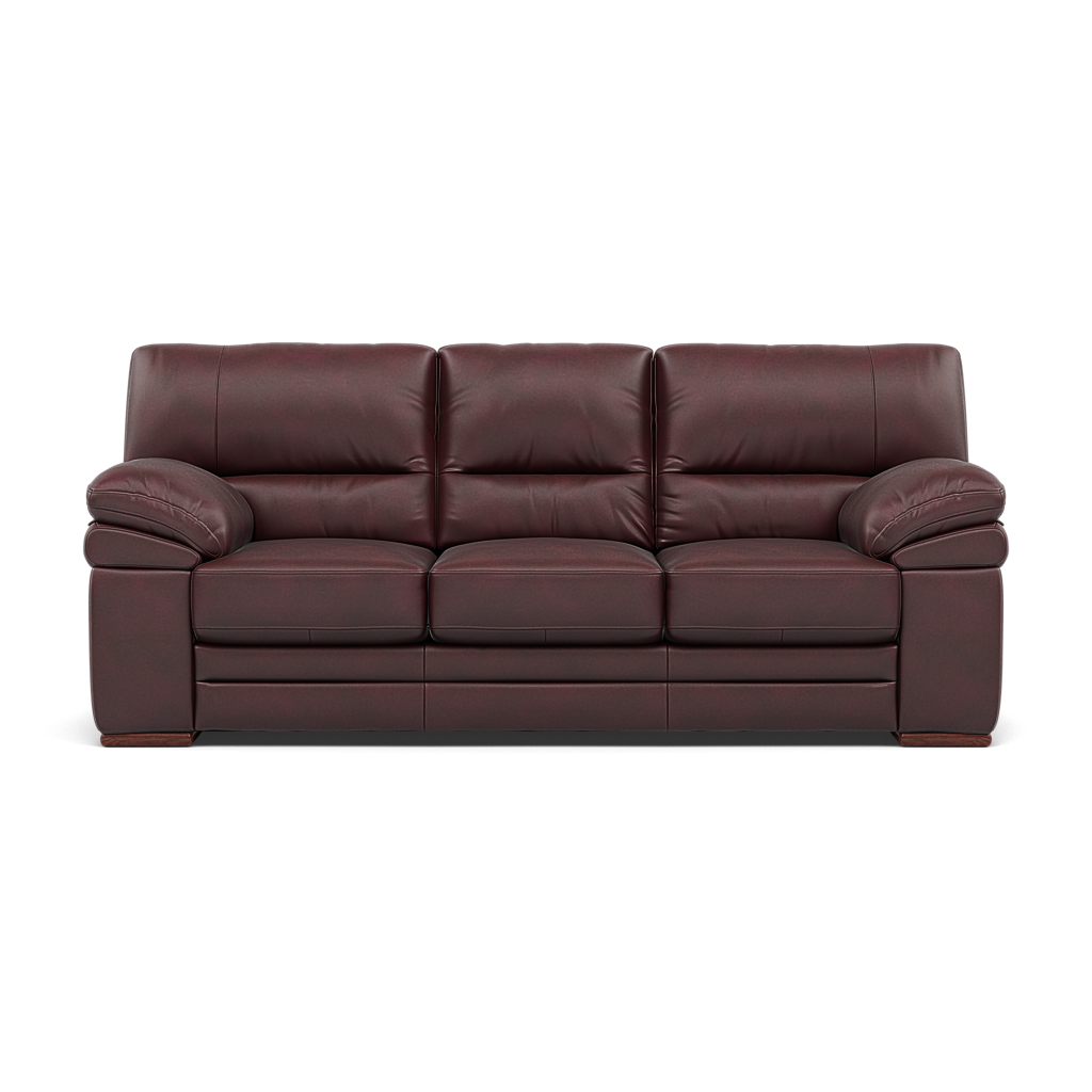 Gino 3 Seater Sofa - 3 Seater Sofa Cat 60 3 Seater Sofas Sterling Home 14 Cat-60/15 Montana Ruby Wooden Feet