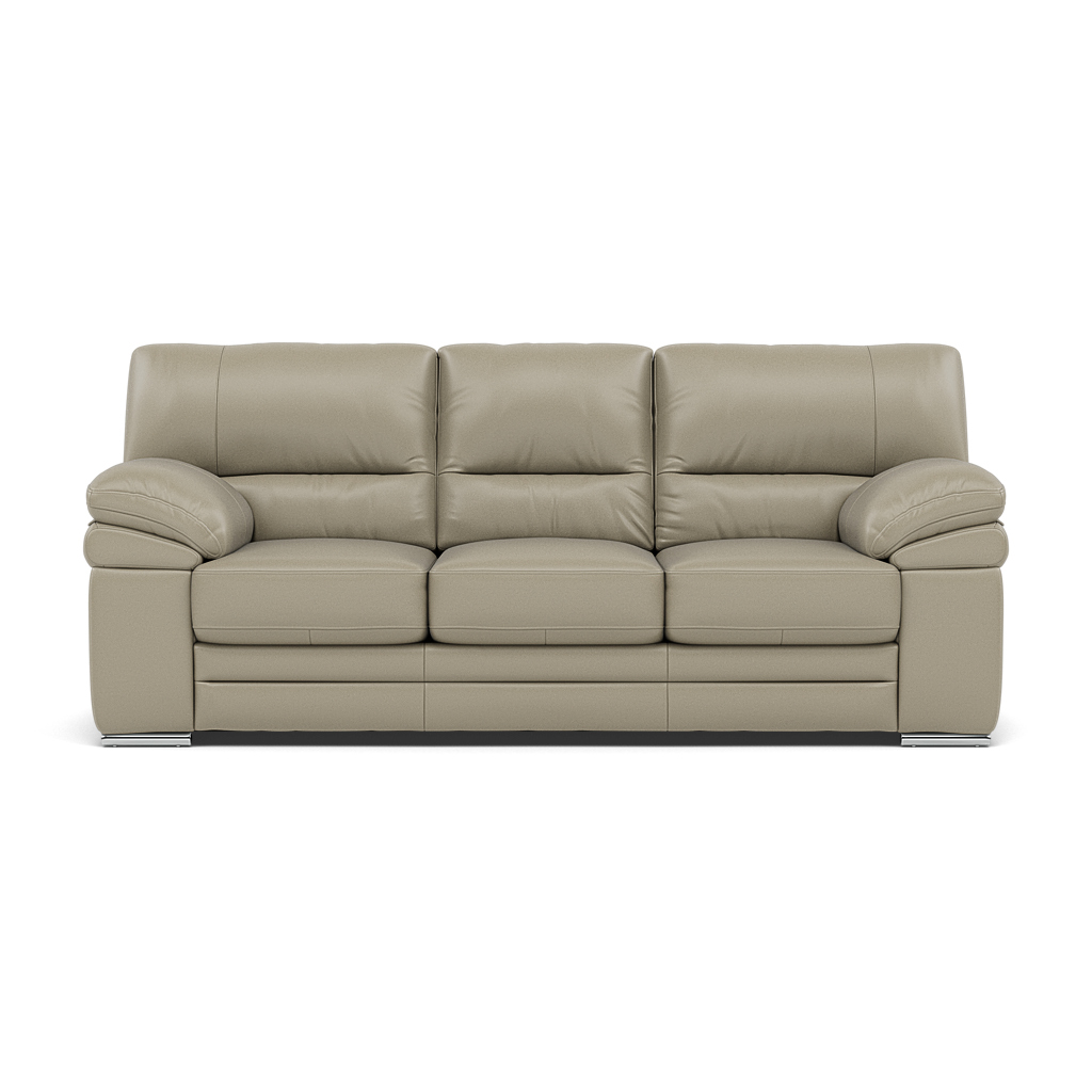 Gino 3 Seater Sofa - 3 Seater Sofa Cat 60 3 Seater Sofas Sterling Home 23 Cat-60/23 Montana Lead Grey Metal Feet