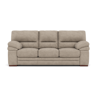 Gino 3 Seater Sofa - 3 Seater Sofa F8 3 Seater Sofas Sterling Home 3 Darwin Mink 50366 Wooden Feet