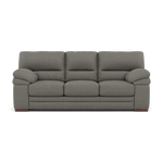 Gino 3 Seater Sofa - 3 Seater Sofa F8 3 Seater Sofas Sterling Home 9 Hopsack Platinum 70003 Wooden Feet