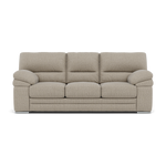 Gino 3 Seater Sofa - 3 Seater Sofa F8 3 Seater Sofas Sterling Home 10 Hopsack Linen 70004 Metal Feet