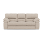 Gino 3 Seater Sofa - 3 Seater Sofa F8 3 Seater Sofas Sterling Home 6 Hopsack Natural 70002 Metal Feet