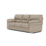 Gino 3 Seater Sofa - 3 Seater Sofa F8 — Darwin Mink 50366 / Metal Feet, gallery image 3