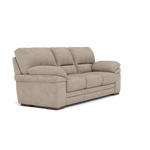 Gino 3 Seater Sofa - 3 Seater Sofa F8 — Darwin Mink 50366 / Wooden Feet, gallery image 1
