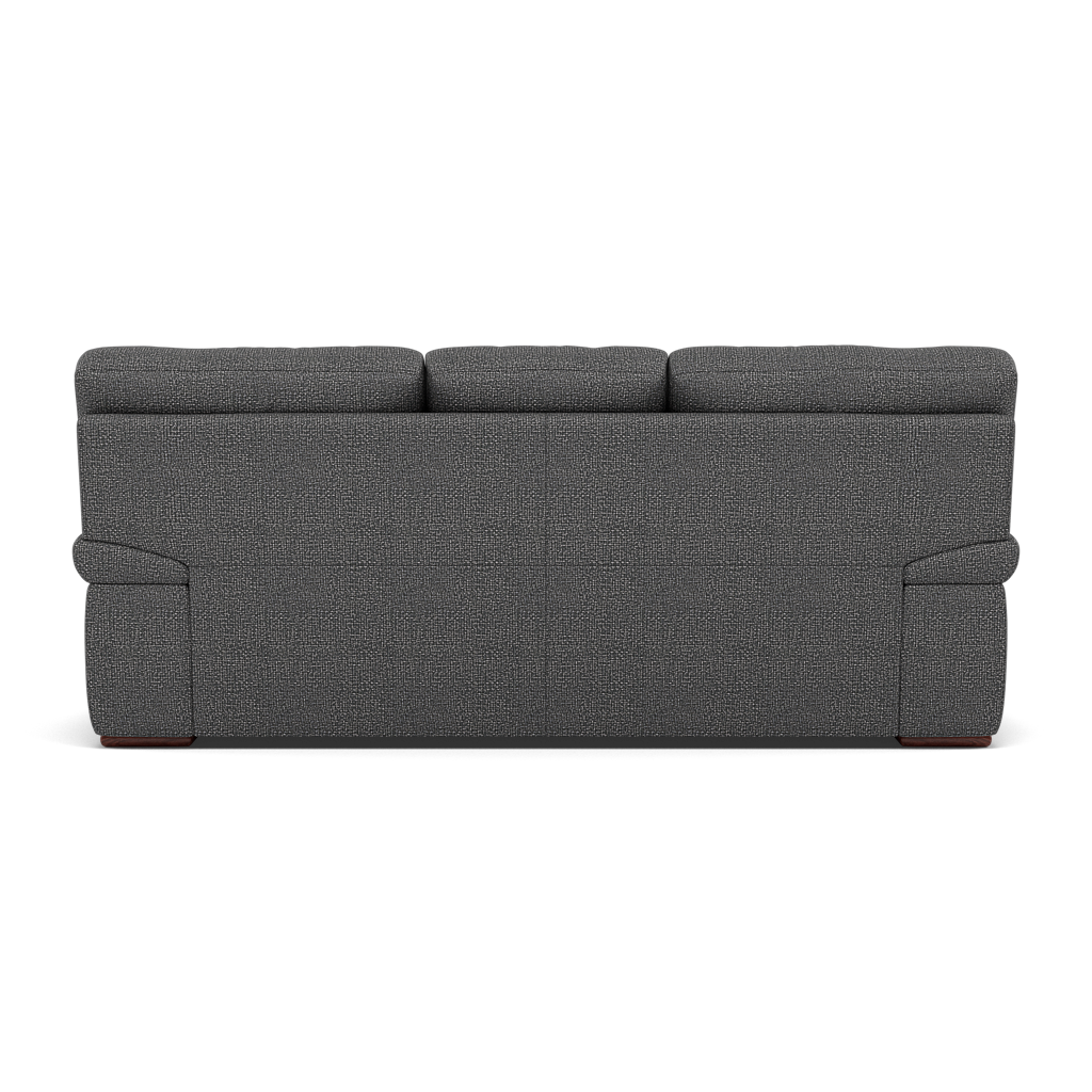 Gino 3 Seater Sofa - 3 Seater Sofa F8 — Hopsack Charcoal 70006 / Wooden Feet, gallery image 2