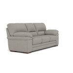 Gino 3 Seater Sofa - 3 Seater Sofa F8 — Hopsack Dove 70001 / Wooden Feet, gallery image 1