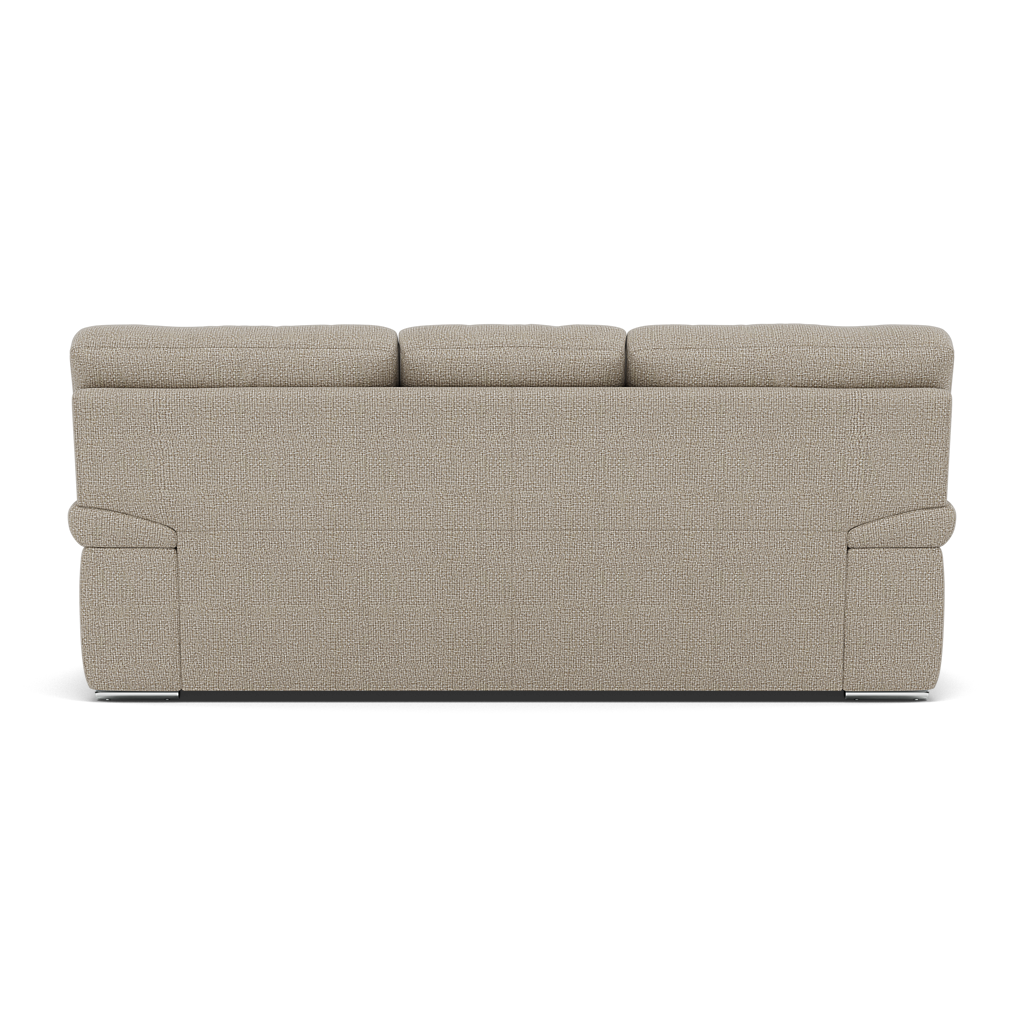 Gino 3 Seater Sofa - 3 Seater Sofa F8 — Hopsack Linen 70004 / Metal Feet, gallery image 2