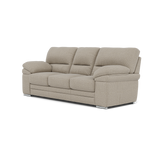 Gino 3 Seater Sofa - 3 Seater Sofa F8 — Hopsack Linen 70004 / Metal Feet, gallery image 3