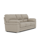 Gino 3 Seater Sofa - 3 Seater Sofa F8 — Hopsack Linen 70004 / Metal Feet, gallery image 1