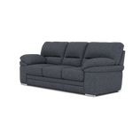 Gino 3 Seater Sofa - 3 Seater Sofa F8 — Hopsack Midnight 70005 / Metal Feet, gallery image 3
