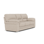 Gino 3 Seater Sofa - 3 Seater Sofa F8 — Hopsack Natural 70002 / Metal Feet, gallery image 1