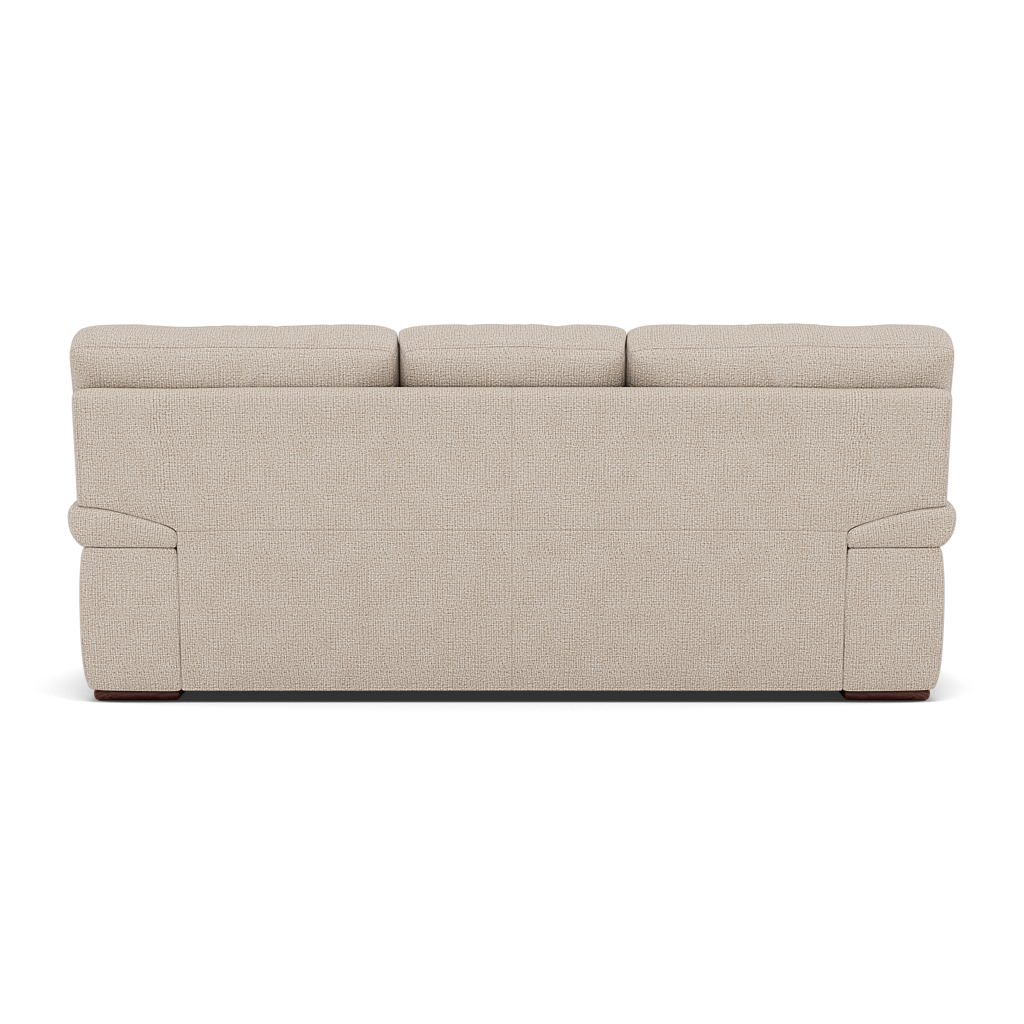 Gino 3 Seater Sofa - 3 Seater Sofa F8 — Hopsack Natural 70002 / Wooden Feet, gallery image 2