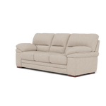 Gino 3 Seater Sofa - 3 Seater Sofa F8 — Hopsack Natural 70002 / Wooden Feet, gallery image 3