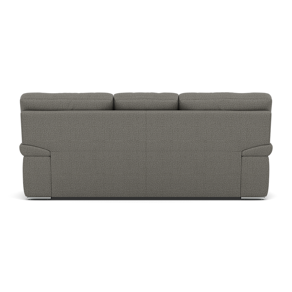 Gino 3 Seater Sofa - 3 Seater Sofa F8 — Hopsack Platinum 70003 / Metal Feet, gallery image 2