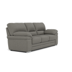 Gino 3 Seater Sofa - 3 Seater Sofa F8 — Hopsack Platinum 70003 / Metal Feet, gallery image 1