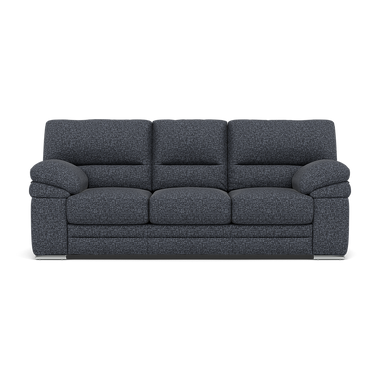 Gino 3 Seater Sofa - 3 Seater Sofa F8 3 Seater Sofas Sterling Home 12 Hopsack Midnight 70005 Metal Feet