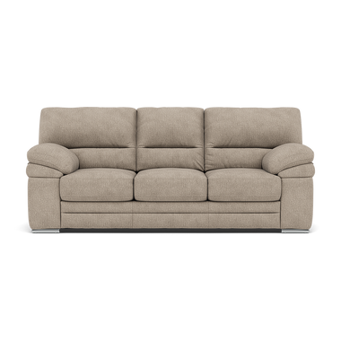 Gino 3 Seater Sofa - 3 Seater Sofa F8 3 Seater Sofas Sterling Home 1 Darwin Mink 50366 Metal Feet